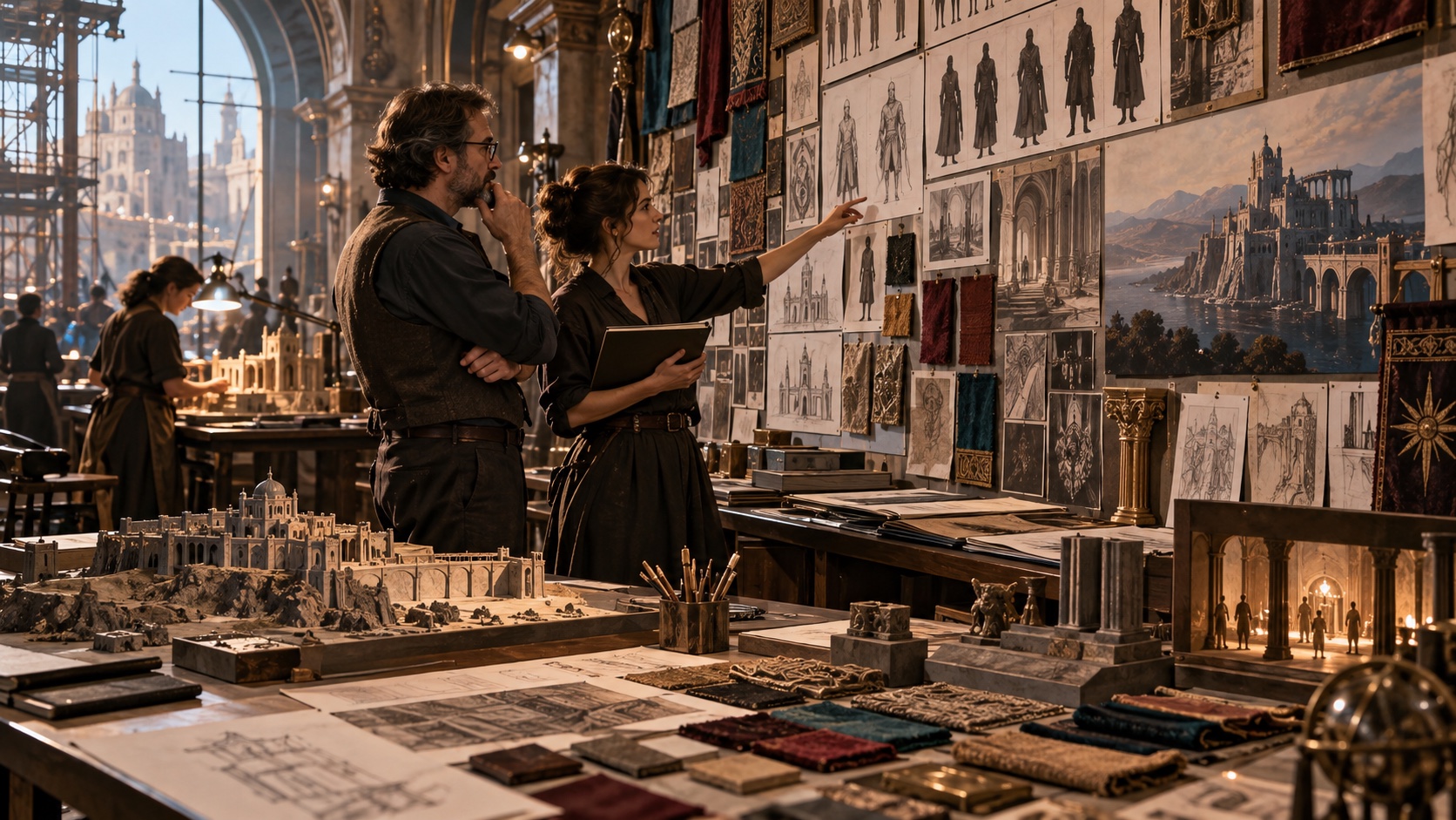Cinematic production study for the Creative direction stage
