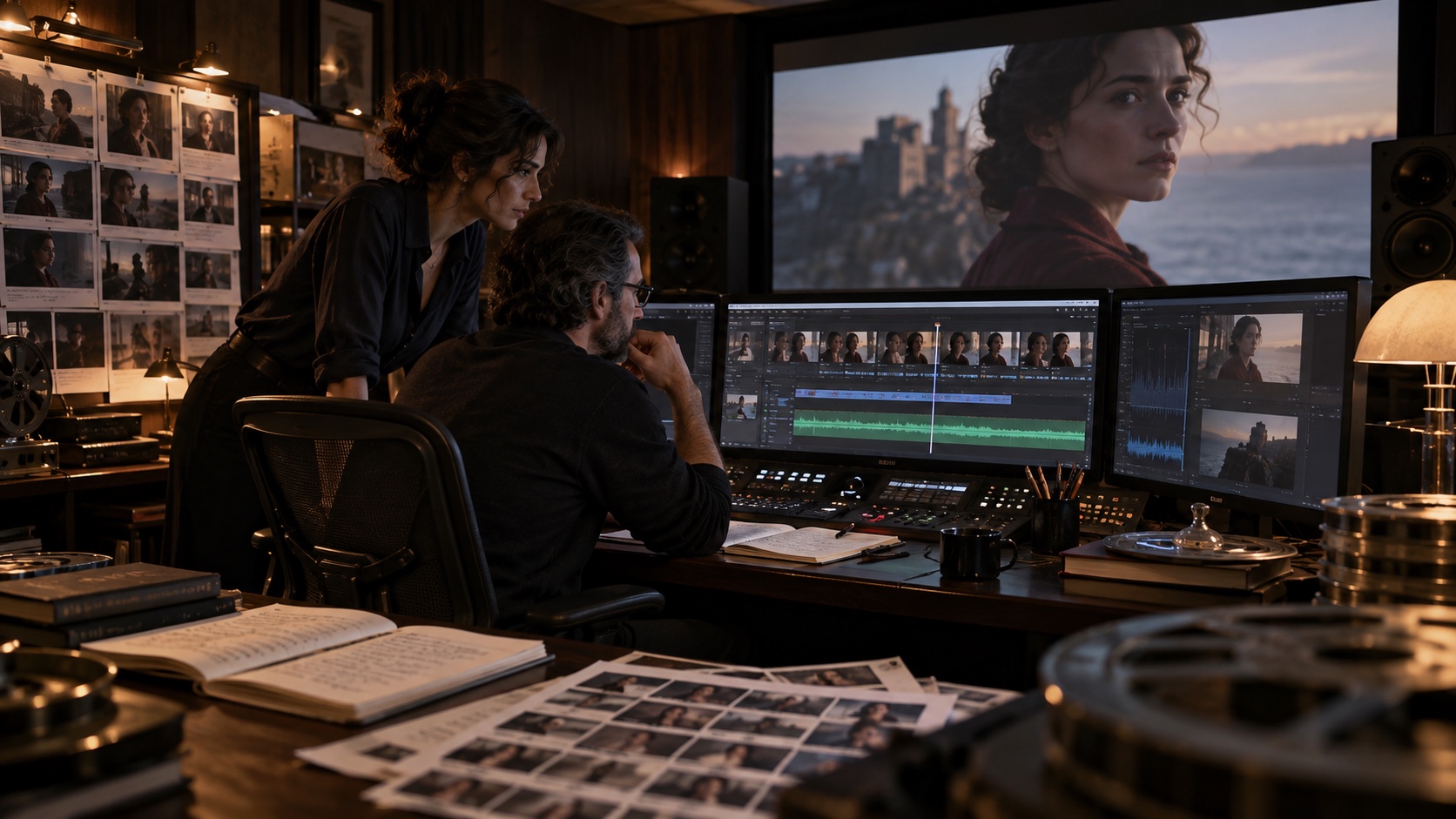 Cinematic production study for the Editorial & integration stage